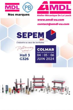 AMDL et ses marques MDL et Porter Besson exposent au Salon SEPEM Industries | Est | Colmar