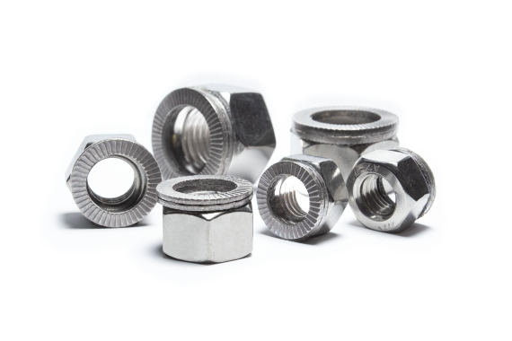 HEICO-LOCK PLUS Nut: The combination of a nut and washer that is easy to assemble.