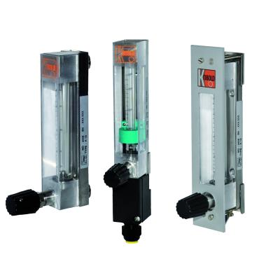 KDF/KDG float flow meter with adjustment valve