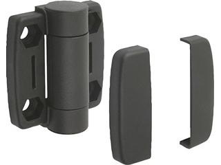 Thermoplastic hinge with locking function 27857