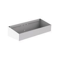 Height adjustable shelf W 450 x D 150 mm fixing on aluminum profile for cleaning products
