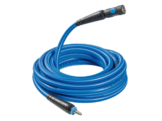 Hybrid polymer flexair hose extensions with prevoS1 quick connect