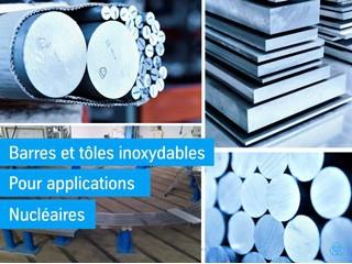 Stainless steel bars and sheets for nuclear applications