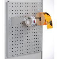 Roll dispenser for perforated bottom