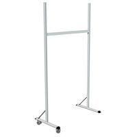 Double aluminum base W 1925 x H 2080 mm on casters