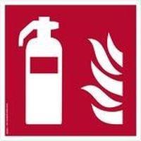 Lot de 2 pictogrammes adhésif au sol EXTRA Extincteur L 200 mm