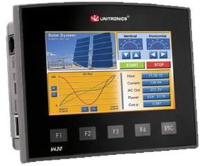 Integrated API + HMI, new format with 5 programmable keys: VISION 430
