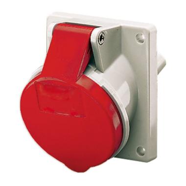 16 A 4P Semi-recessed socket outlet