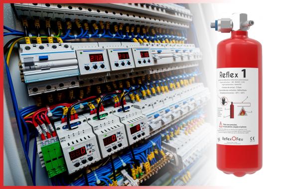 Protection incendie modulaire coffrets de commande REFLEX 1KG / 1 m3