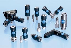 Safety quick coupling for compressed air - prevoS1