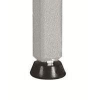 Lot de 4 pieds vérins d'appui au sol M10