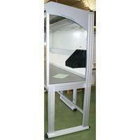 Set of 2 side faces in transparent PMMA P 750 mm for QUALIPOST 4000