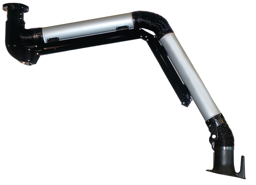 Articulated arm for smoke suction 