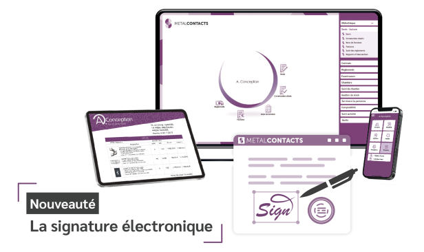 MétalContacts - commercial and administrative management software 