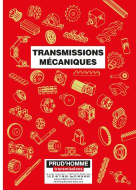 Catalogue de transmissions mécaniques