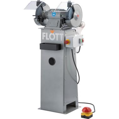FLOTT TS 250 SD P bench grinder on dust extraction base