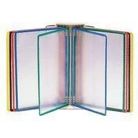 DOCAFLEX WALL A4 vertical with 5 matching pivot pockets with 4 stops