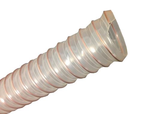 PLP Gaine polyuréthane - Sema Europe : parfaite pour aspirer poudres, sciures et déchets. Convient à l'agroalimentaire, aux aspirateurs de feuilles et au nettoyage de voiries