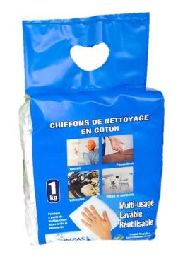 WHITE WIPING CLOTH - 1 KG