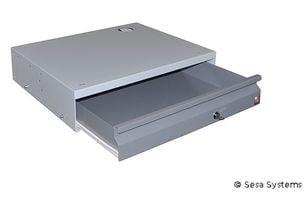 Box with lock W 556 x H 125 mm for QUALIPOST 600