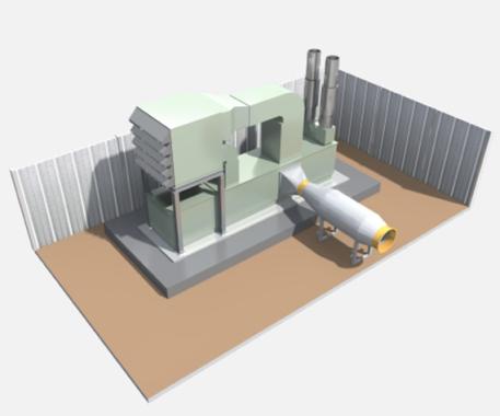 Nos solutions ENERGIE : CENTRALE DE COGENERATION (Turbine)