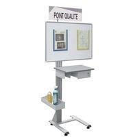 QUALIPOST 500A with height-adjustable board measuring W 621 x H 458 mm