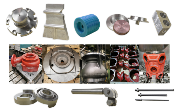 Individual or series industrial parts