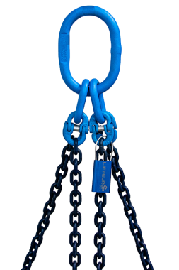 Chain Sling, grade 100, 1 to 4 leg