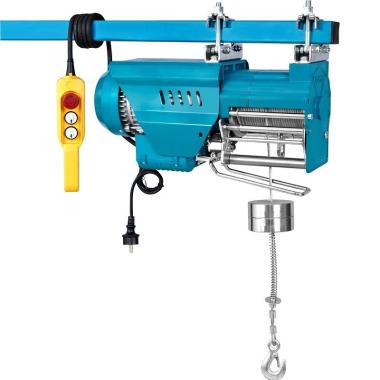 BLND-YT-STL electric wire rope hoist, 300/600 kg, 1300 W, 35 m steel cable