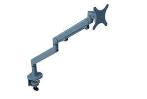 Swivel arm for flat screen clamp fixing