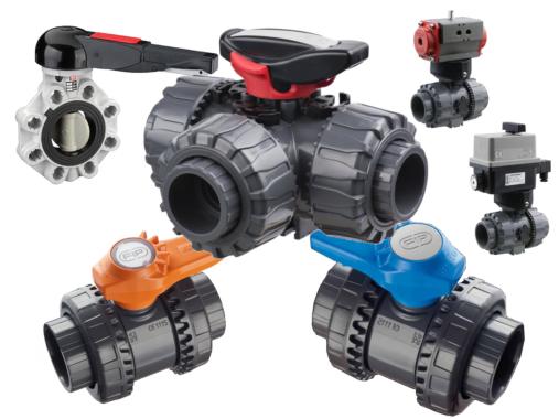 Plastic fittings and valves