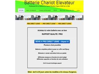 Votre site dédié à la fourniture de Batteries pour Chariots Elévateurs et Nacelles Electriques