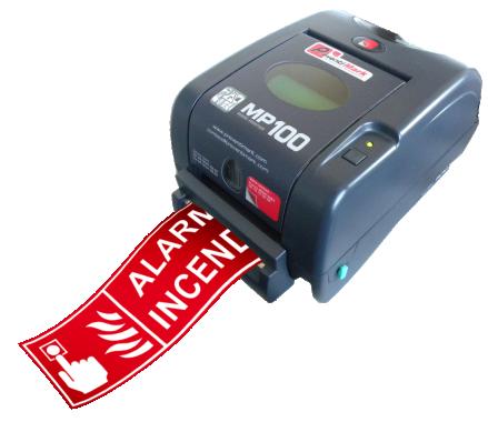 étiquettes de sécurité MP100