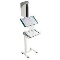 Consultation terminal on base W 500 x H 1985 mm adjustable in height