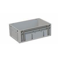 Bac en plastique gris l 400 x P 300 x H 200 mm