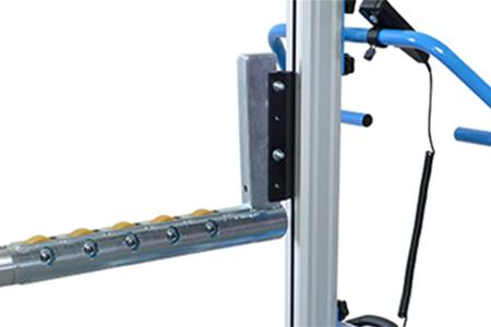 INGENITEC - Spur trolley with rollers