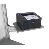 Shelf on swivel arm W 500 x D 360 mm height adjustable