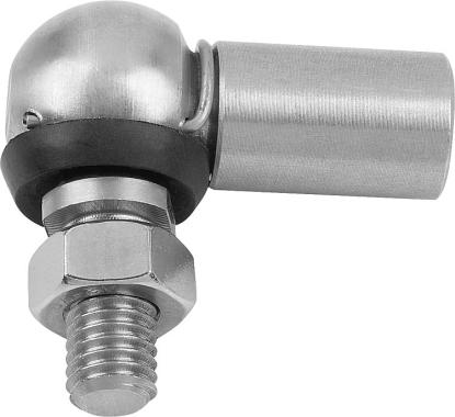 Stainless steel rod ends similar to DIN 71802, CS shape with waterproof cap