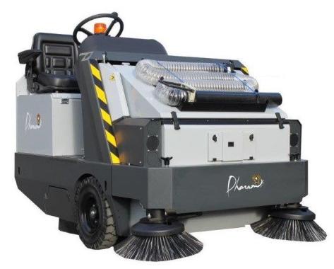 Thermal ride-on sweeper: MAX1700D