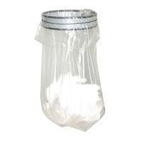 Lot of 200 transparent bags capacity 110 liters