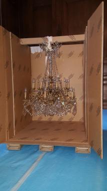 chandelier crate