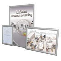 Cadre mural A2 a fixer par vis en aluminium. fixation par vis et chevilles