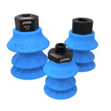 Suction cup for handling fragile plastic bags - BGX