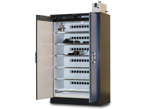 SmartStore fire-rated cabinet for charging Lithium-ion batteries