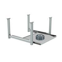 Lower sliding shelf for printer l 612 mm To be fixed under the QUALIPOST 3000 tray