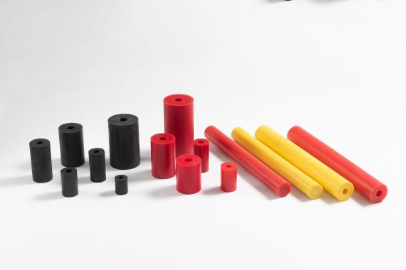 Elastomer springs and jets for the construction of cutting tools