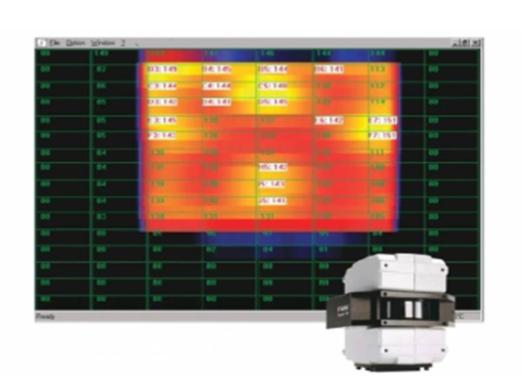 JLH Measurement - TF150 infrared scanner system for temperature measurement from 20 to 350°C on thermoforming line