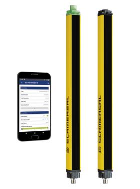 New safety light barrier with Bluetooth interface