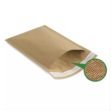 Padded cellular paper pouch