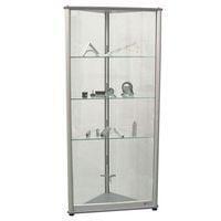 VITRINE D'EXPOSITION D l 840 x P 450 x H 1850 mm triangulaire